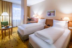 Zimmer mit Einzelbetten (Quality Hotel Vienna)