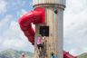 Kinder haben Spaß beim Kletten am Kletterturm (c)Wildkogel - Arena Neukirchen &amp; Bramberg