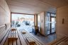 Sauna mit verschneitem Ausblick (c) Lukas Ruibisoier (Das Hohe Salve Sportresort)