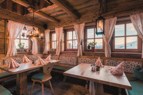 Gemütliche Stube auf der Schalber Alm (Wellnessresidenz Schalber)