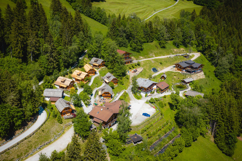 Ansicht des Naturdorfes in Vogelperspektive (c) Daniel Kogler (Naturdorf Oberkühnreit)