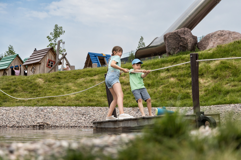 Austoben in der Outdoorspielanlage (c) Daniela Jakob (The Grand Green - Familux Resort)