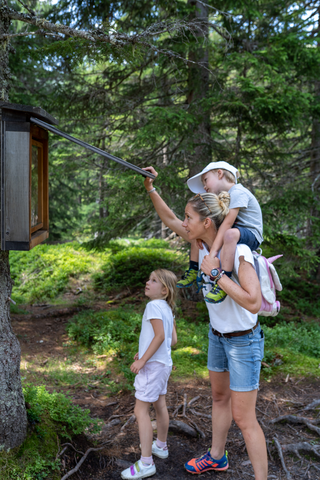 Entdeckungstour mit der ganzen Familie am Tillys Waldpfad (c) Lukas Pilz (TVB Rauris)