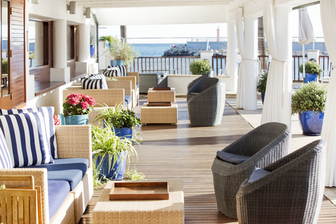 Gemütliche Hotellounge (Hotel Portixol)