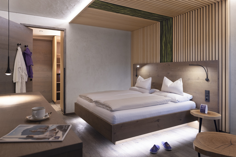 Gemütliches Schlafzimmer (c) Daniela Jakob (The Grand Green - Familux Resort)
