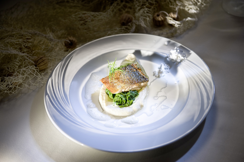 Kulinarisches Highlight Alpenlachs (KOLLERs Hotel)