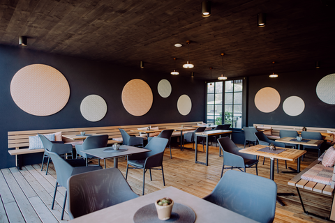 Moderne Weingartenlounge (c) Karin Bergmann (Ratscher Landhaus)