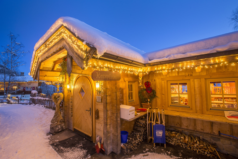 Rezeptionsbereich des Naturdorfes Oberkühnreit im Winter (c) Franz Reifmüller (Naturdorf Oberkühnreit)
