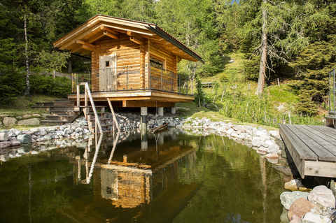 Saunahütte auf der Kollers Alm (KOLLERs Hotel)
