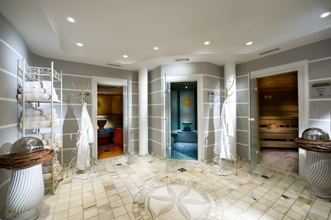 Saunarium im Wellnessbereich (KOLLERs Hotel)