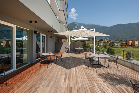 Terrasse der Goody Bar (Hoody active &amp; happiness hotel)