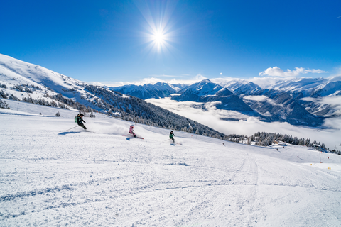 Traumhaftes Pistenpanorama (Wildkogel-Arena Neukirchen &amp; Bramberg)