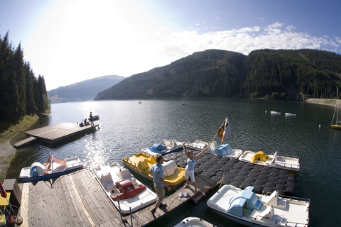 Tretbootfahrt auf dem Durlassboden Stausee (Tourismusverband Krimml)