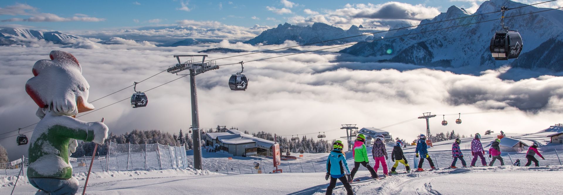 Skivergnügen für die ganze Familie (Dolomitenregion Kronplatz)